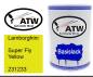 Preview: Lamborghini, Super Fly Yellow, 231233: 500ml Lackdose, von ATW Autoteile West.